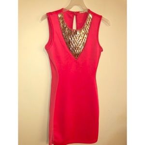 Arden B pink mini dress